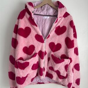 Pink Heart Kids Jacket